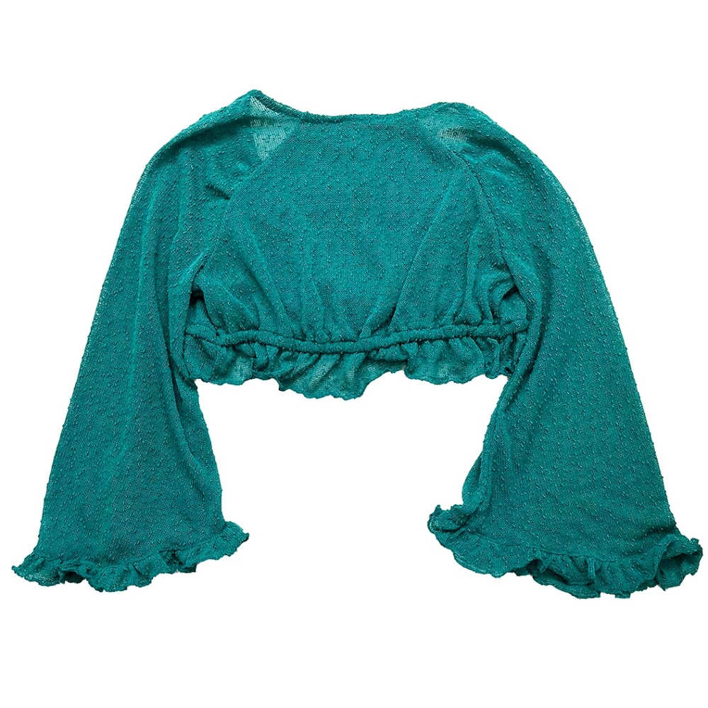 NWT Urban Outfitters Long Sleeve Cropped Top XL - Picture 2 of 11